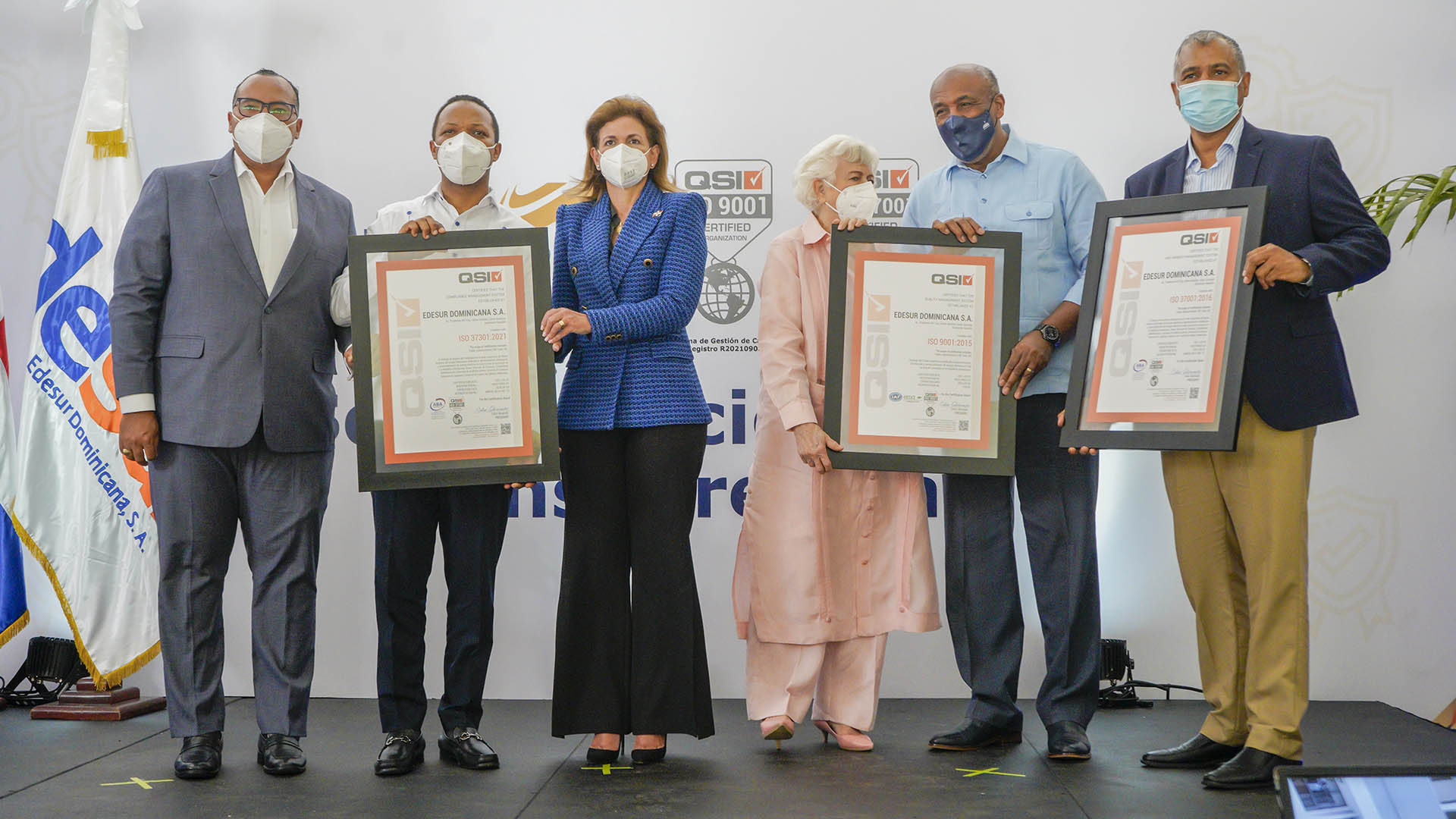 Edesur logra tres certificaciones internacionales bajo la norma ISO; la Antisoborno, Cumplimiento de Regulaciones y Calidad