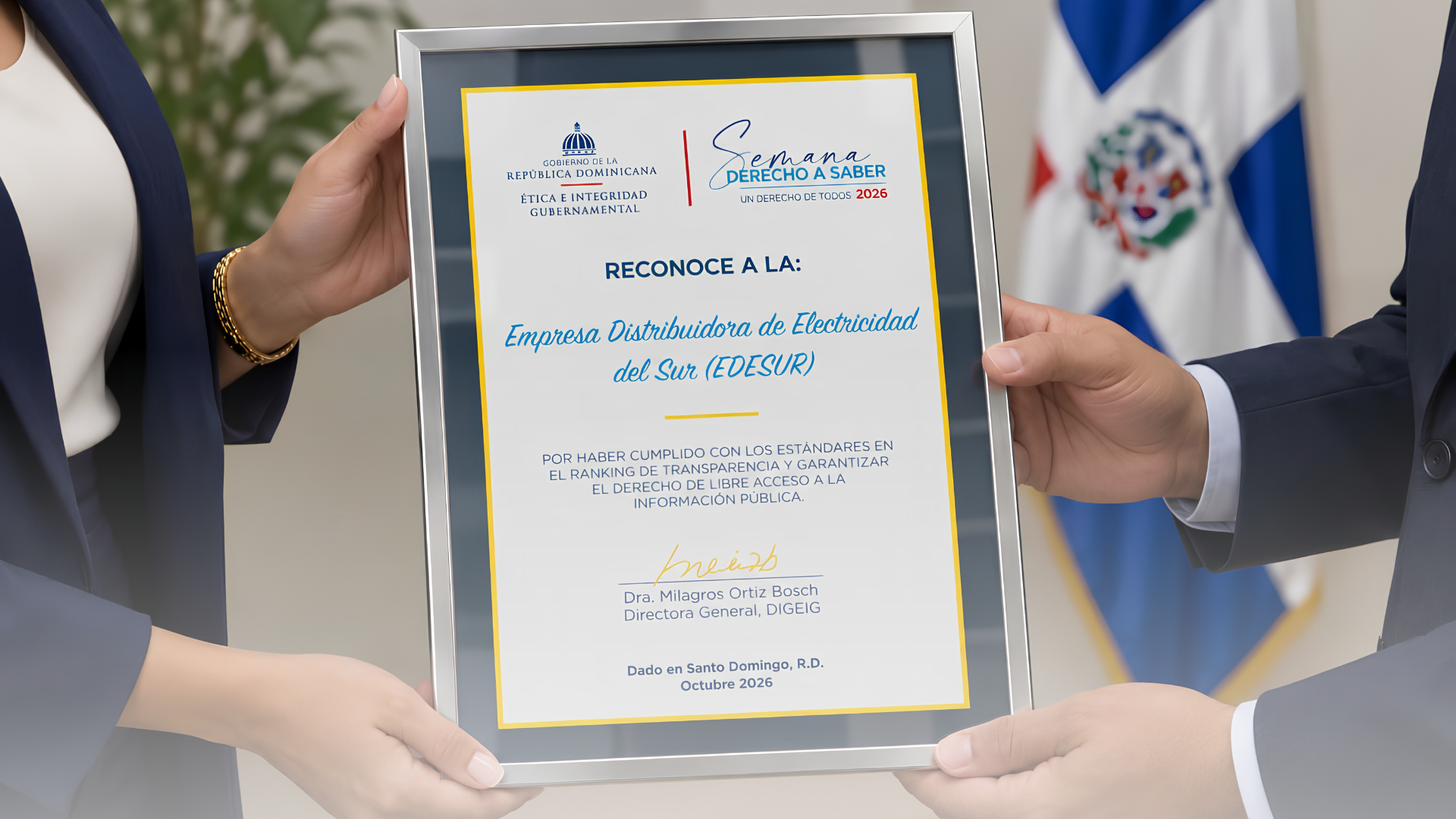 En Edesur, ¡nos destacamos en transparencia!