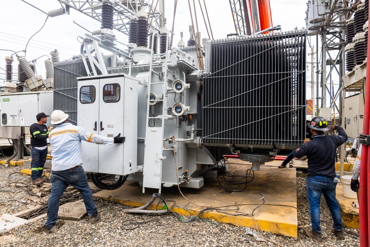Edesur Dominicana repotencia subestación eléctrica Ciudad Satélite