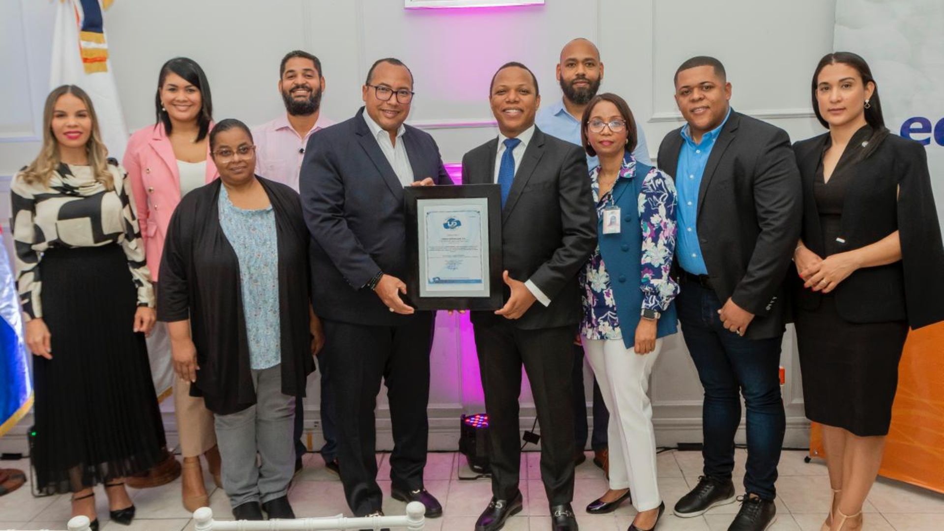 Edesur recibe certificación de Indocal "NORDOM 775" por fomentar la Igualdad de Género