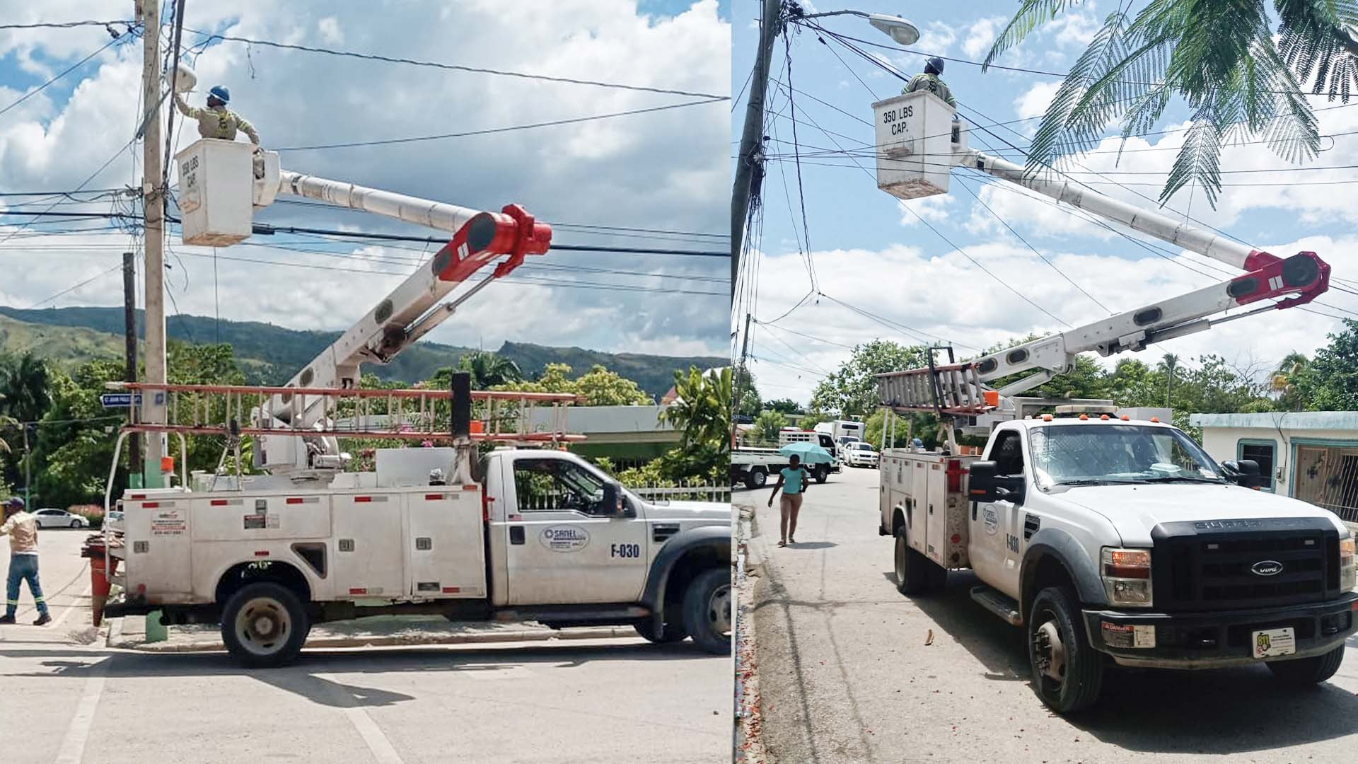 Edesur contribuye con seguridad ciudadana al iluminar sectores de Elías Piña