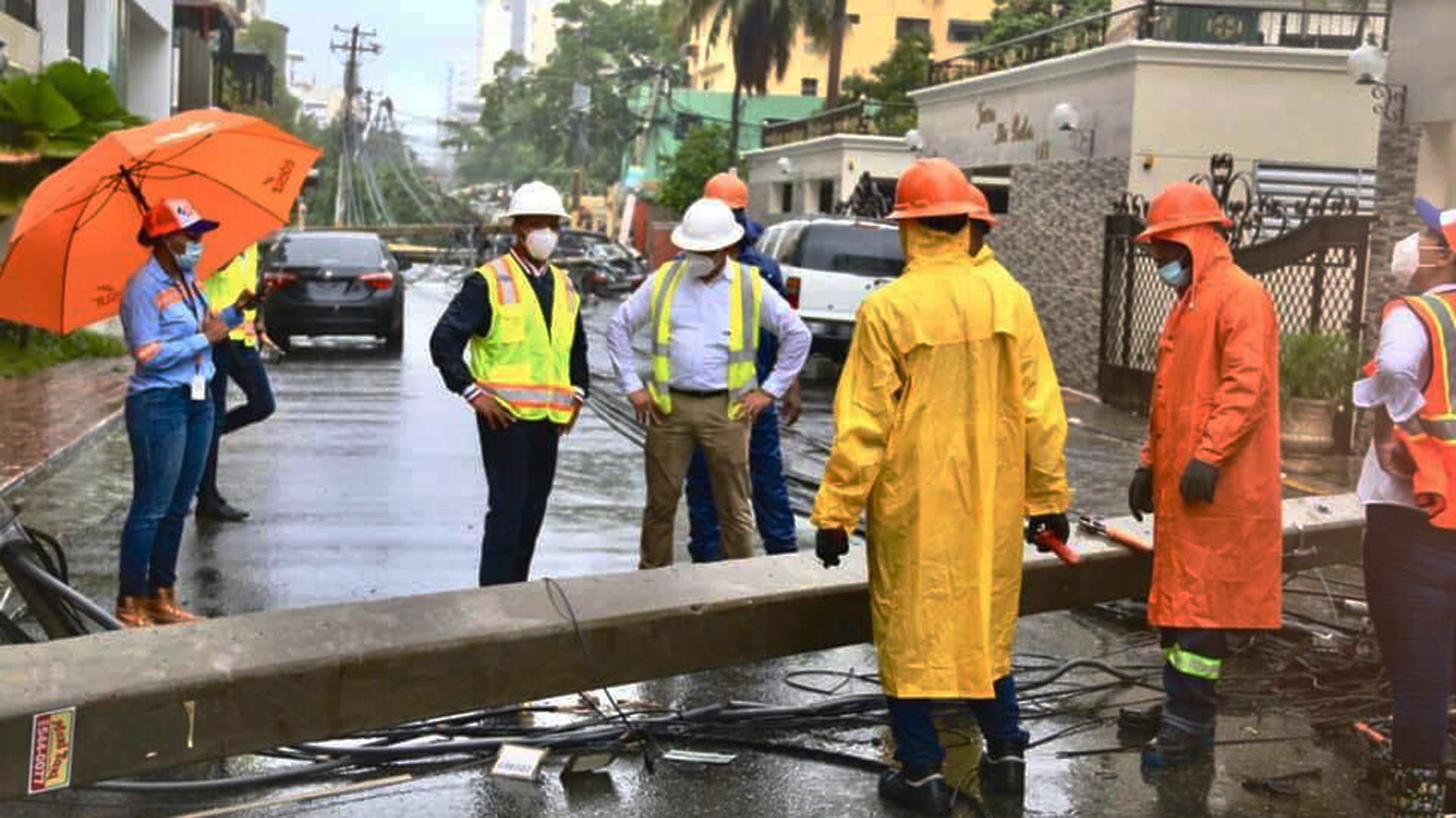 Edesur normaliza el 97.5% de clientes afectados por la tormenta, en menos de 24 horas